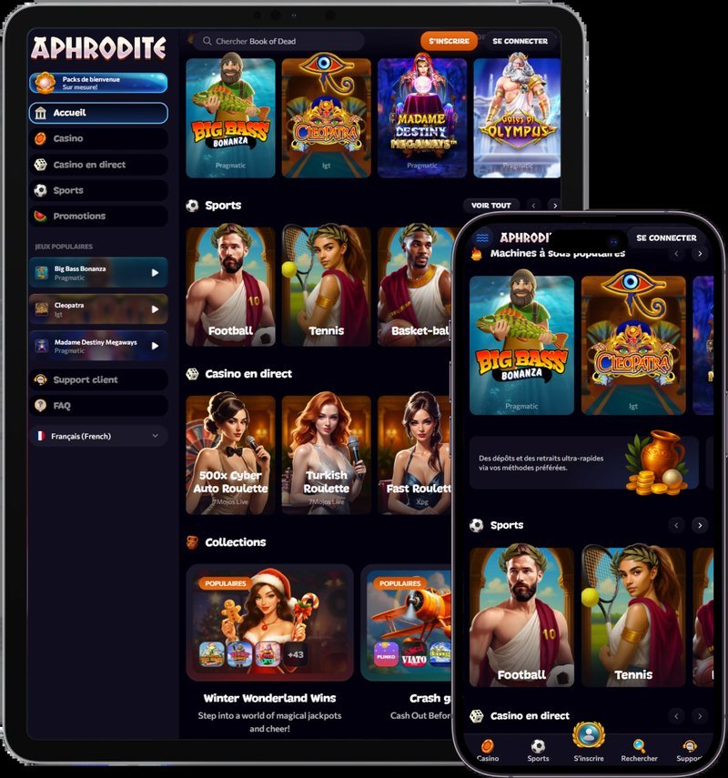Aphrodite Casino France : bonus, promotions et tours gratuits